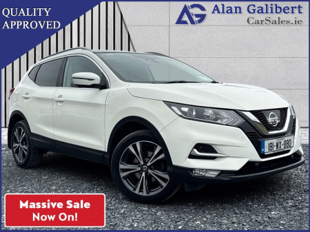 2018 Nissan Qashqai 1.2 Petrol SV PREMIUM Sunroof & 360 Camera €71 Per Week