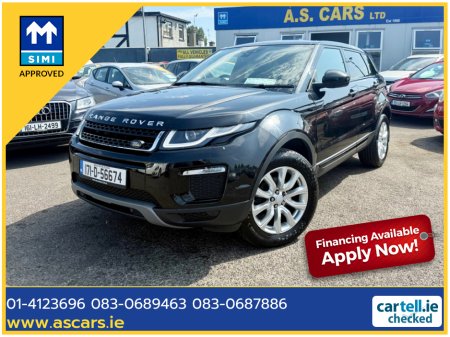 2017 Land Rover Range Rover Evoque 2.0 ED4 SE 150BHP ** PANORAMIC GLASS SUNROOF ** FULL LEATHER INTERIOR ** HEATED SEATS ** SAT NAV ** STUNNING EXAMPLE **