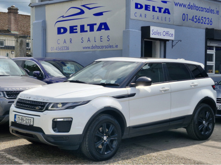 2017 Land Rover Range Rover Evoque SE 2.0 TD4 180BHP AUTOMATIC NCT 02/27 TAX 03/25 FINANCE AVAILABLE @ €81 PER WEEK FULL LEATHER/ HEATED SEATS/ TOUCH SCREEN MEDIA/ BLUETOOTH/ PARKING SENSORS/ HISTORY CHECKED