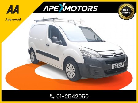 2016 Citroen Berlingo FINANCE ARRANGED  * 3-SEATER 625 ENTERPRISE BLUE * DOE NOV-25 * PRICE IS 6949 PLUS VAT @ 23%  8550 * GALVANISED ROOF-RACK * STAMPED SERVICE HISTORY * AA APPROVED * 101 SAFETY CHECKLIST * IMMACULATE