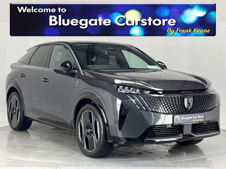 2025 Peugeot 3008 EV**MULTIFUNCTIONALGT  STEERING WHEEL**DIGITAL DASH**TOUCHSCREEN CLIMATE CONTROL**APPLE CARPLAY**CRUISE CONTROL**KEYLESS START**DRIVE MODES**20 INCH ALLOYS**ELECTRIC TAILGATE**FINANCE AVAILABLE** €36,995