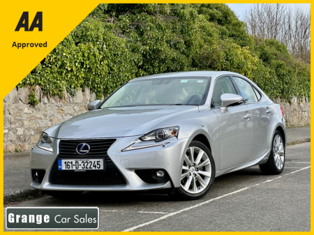 2016 Lexus IS 300 h IS300h Executive | AA approved | Only 81,000 km | 224 Bhp | 2 keys | Full history | July 26 nct | November 25 tax | Sold serviced, valeted and history checked | Warranty provided.