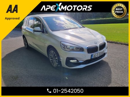 2018 BMW 2 Series Gran Tourer FINANCE ARRANGED * 2.0 DIESEL AUTO  * 7-SEATER with FULL LEATHER * NEW NCT FEB-27 * AUTOMATIC (DSG) * AA APPROVED * 101 SAFETY CHECKLIST * IMMACULATE * HEATED SEATS * COLOUR REVERSE CAMERA * LOW KMs