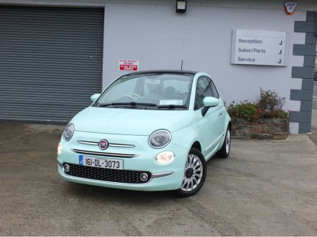 2016 Fiat 500 1.2 8V 69BHP LOUNGE S4 2DR