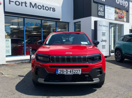 2025 Jeep Avenger Altitude 5DR AUT EV €31,995