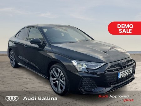 2025 Audi A3 S Line BLK ED TDI, High Beam, Comfort Pack*FULLY LOADED*