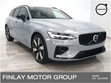 2025 Volvo V60 T6 Plus Dark ,Demo Vapour Grey , Heated Seats ,Heated Steering Wheel , €71,250