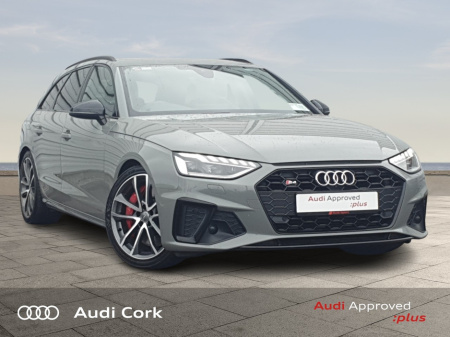2020 Audi S4 AVANT 3.0TDI 347BHP AUTOMATIC QUATTRO WITH BLACK STYLING, MEMORY SEATS, MATRIX BEAM, AMBIENT LIGHTING & ELEC FOLDING MIRRORS €50,995
