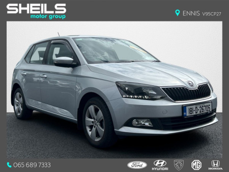 2018 Skoda Fabia 1.0MPI 60HP Ambition €13,950