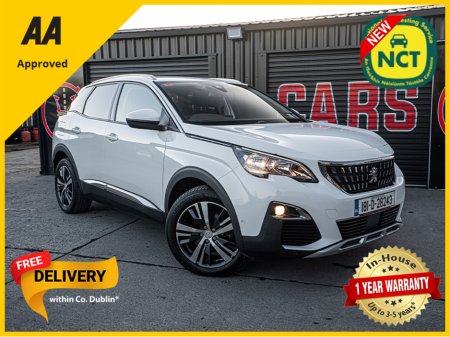 2018 Peugeot 3008 2018 Peugeot 1.6d Automatic/High spec/1yr warranty €20,888