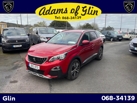 2020 Peugeot 3008 ALLURE1 .5 HDI 130Bhp  **COMMERCIAL** €19,950