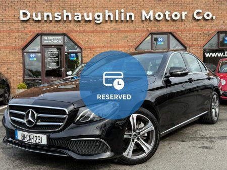2019 Mercedes-Benz E Class E220D SE 4DR AUTO *LOW KMS*