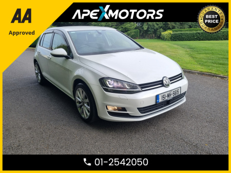 2015 Volkswagen Golf FINANCE ARRANGED * LOW LOW KMs * 1.2 COMFORTLINE AUTO * AA APPROVED  * 101 SAFETY CHECKLIST * IMMACULATE * COLOUR REVERSE CAMERA * TOP-SPEC 5DR HATCH * LOW LOW MILES * ADAPTIVE CRUISE * CRUISE CONTROL €13,449