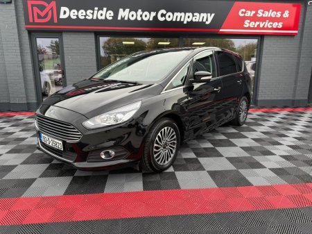 2019 Ford S-Max 2.0 TITANIUM ECOBLUE 150 150PS , LOW KM'S , Full Service Record , Sat-Nav ,  Parking Sensors , Cruise Control , Finance from €85 p/w & €6,950 Deposit t&c may apply , Service , NCT , Warranty . €24,950