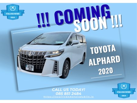 2020 Toyota Alphard 2020 / 2.5 PETROL HYBRID / AUTO €64,999
