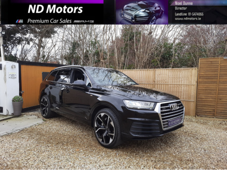 2018 Audi Q7 3.0 S LINE TDI QUATTRO AUTO 2 SEATS