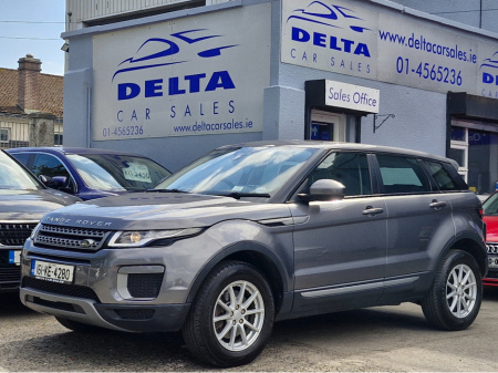 2016 Land Rover Range Rover Evoque PURE 2.0 TD4 180BHP AUTOMATIC NCT 08/26 TAX 06/25 FINANCE AVAILABLE @ €76 PER WEEK TOUCH SCREEN MEDIA/ BLUETOOTH/ PARKING SENSORS/ HISTORY CHECKED €16,900