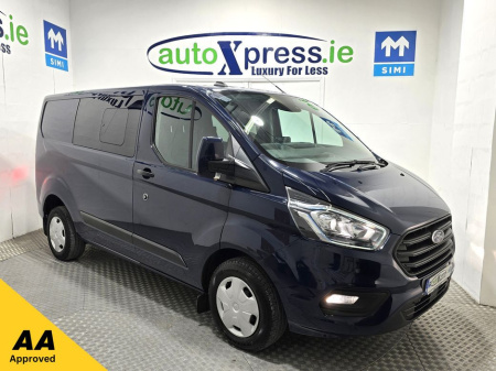 2020 Ford Transit Custom CrewCab 6 Seats Price inc VAT €35, 995 280 DCIV ECOBLUE €35,995