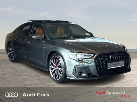 2025 Audi A8 LUXURY 60TFSIe 462BHP QUATTRO AUTOMATIC WITH BLACK STYLING, PANORAMIC SUNROOF, UPGRADED ALLOYS & MUCH MORE €133,450