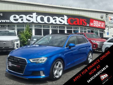 2019 Audi A3 1.4 TFSI FULL PAN SUNROOF FULL LEATHER PACK VIRTUAL COCKPIT - NAVIGATION -CARPLAY ANDRIOD AUTO  LEATHER PACK - REVERSING CAMERA / PARKING SENSORS - DRIVE MODE - LOW ROAD TAX BAND
