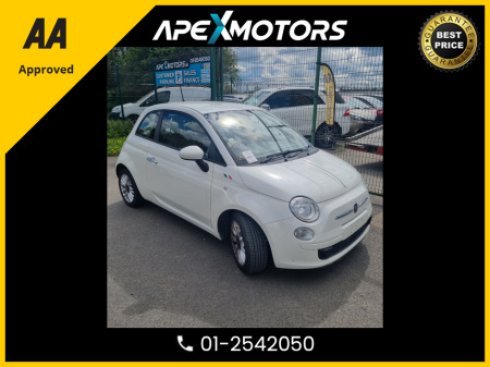 2015 Fiat 500 FINANCE ARRANGED * TOP-SPEC * AUTOMATIC * NEW NCT APR-26  * LOW TAX JUN-25 * STAMPED SERVICE HISTORY * AA APPROVED * 101 SAFETY CHECKLIST * IMMACULATE* LOW LOW KMs *12-MONTH ROADSIDE ASSIST 01-2542050