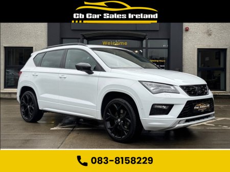 2020 SEAT Ateca 1.5 TSI EVO FR Black Edition SUV 5dr Petrol Manual 1 OWNER + FYLL LEATHER INTERIOR + HEATED FRONT SEATS