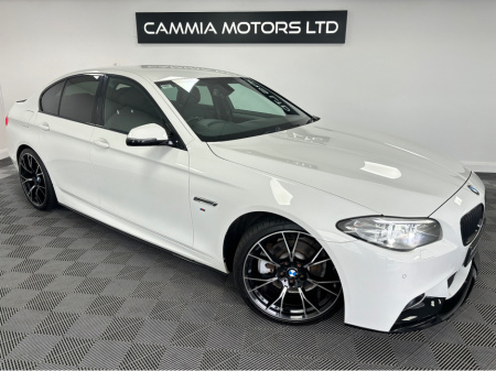 2015 BMW 5 Series BMW 520D M SPORT 5DR AUTO*BLACK LEATHER HEATED & ELECTRIC ADJUSTABLE SEATS*REVERSE SENSORS*FINANCE AVAILABLE TRADE INS WELCOME* €20,950