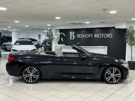 2017 BMW 4 Series 420d M-SPORT PLUS CABRIOLET AUTO=LOW MILES//HUGE SPEC=OYSTER LEATHER//FULL SERVICE HISTORY=171 D REG=ONLY €200 ANNUAL ROAD TAX//TAILORED FINANCE PACKA €25,995