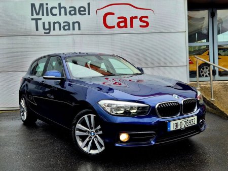 2019 BMW 1 Series 116d 1.5 Diesel Auto Parking Sensors + 17'' Alloys + Cream Leather Interior + Auto Lights + Satnav