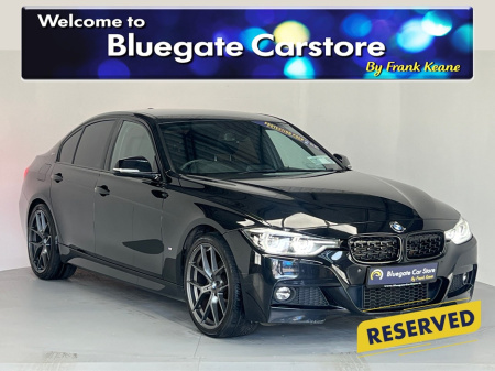 2018 BMW 3 Series F30 M SPORT  AUTO**FULL BLACK LEATHER INTERIOR**DIGITAL CLIMATE CONTROL**CRUISE CONTROL**DRIVE MODE SELECTION**FRONT & REAR PARKING SENSORS**SAT NAV**BLUETOOTH**TINTED WINDOWS**HISTORY CHECKED**