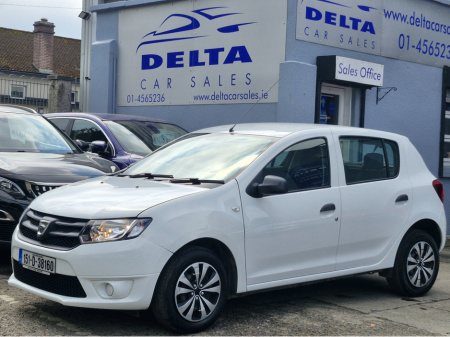 2015 Dacia Sandero ALTERNATIVE 1.2 PETROL 75BHP NCT 01/27 TAX 06/25 FINANCE AVAILABLE @ €35 PER WEEK 2 KEYS/ SERVICE HISTORY/ BLUETOOTH/ 5 SPEED BOX/ ELECTRIC WINDOWS/ HISTORY CHECKED €6,499
