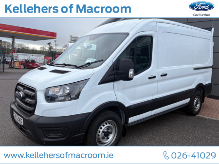 2024 Ford Transit T350 MWB,Medium Roof, LeaderTransit T350 MWB 2.0(130ps) No mileage. Demo with full rear floor panelling complete. Price excludes VAT. €38000 inc vat. €30,894