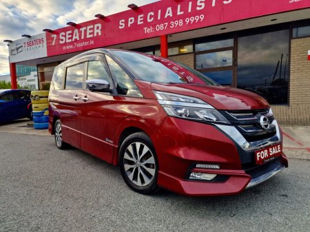 2017 Nissan Serena 2.0 PETROL HYBRID AUTOMATIC LOW MILEAGE 8 SEATER