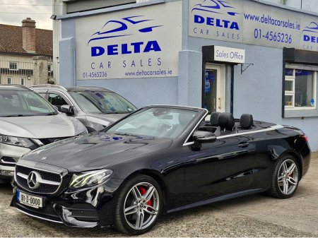 2018 Mercedes-Benz E Class AMG LINE CONVERTIBLE AUTOMATIC 190BHP NCT 08/27 FINANCE AVAILABLE @ €157 PER WEEK 2 KEYS/ HALF LEATHER/ HEATED SEATS/ REVERSE CAMERA/ AMBIENT LIGHTING/ MERCEDES COMMAND/ HISTORY CHECKED