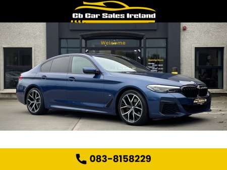 2021 BMW 5 Series 2.0 520d MHT M Sport Saloon 4dr Diesel Hybrid Steptronic Euro 6 (s/s) (190 ps) 1 OWNER + VIRTUAL COCKPIT + REVERSE CAM + HEATED FRONT SEATS