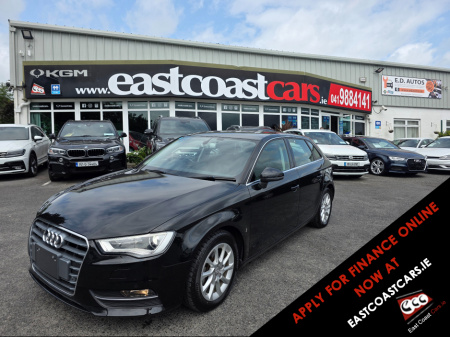 2014 Audi A3 ( 142 REG ) 1.4 TFSI FULL LEATHER SEATS ELECTRIC SEATS - REVERSING CAMERA - PARKING SENSORS - SIMI DEALER - LOW ROAD TAX BAND