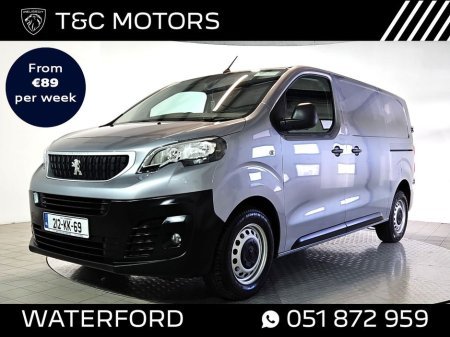 2021 Peugeot Expert 2.0 Professional 120 BHP, A/C, Parking Sensors, Front Fog Lights, Twin Sliding Doors, Cruise Control