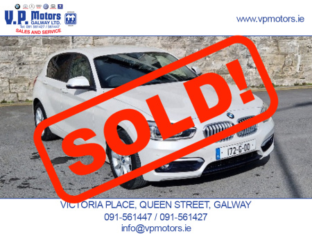 2017 BMW 1 Series STYLE EDITION,1 OWNER,AUTOMATIC,IMMACULATE. €17,650