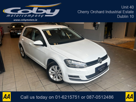 2014 Volkswagen Golf 1.2  Comfortline Auto 5dr. Immaculate Car with only 80km, New NCT done before collection, Irish Radio, Alloy Wheels, Dual Climate Control, Sat Nav,Reverse Camera, Bluetooth, MFSW, Full Electrics.