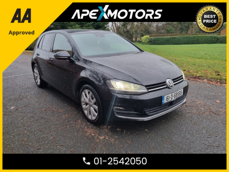 2016 Volkswagen Golf FINANCE ARRANGED * LEATHER (SWADE) * HIGHLINE (MILANO EDITION) * AA APPROVED  * 101 SAFETY CHECKLIST * 12-MONTH ROADSIDE ASSIST  * IMMACULATE * SPECIAL EDITION * LOW LOW MILES * ADAPTIVE CRUISE €16,449