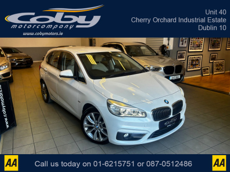2016 BMW 2 Series 1.5 5DR AUTO Sport 5 Seat. Full Leather Heated Electric Seats.Pristine Car with only 89km, 2 Keys, New NCT prior to collection. Irish Radio, Sat Nav, Media, Rev Camera, Bluetooth, Alloy Wheels, MFSW,