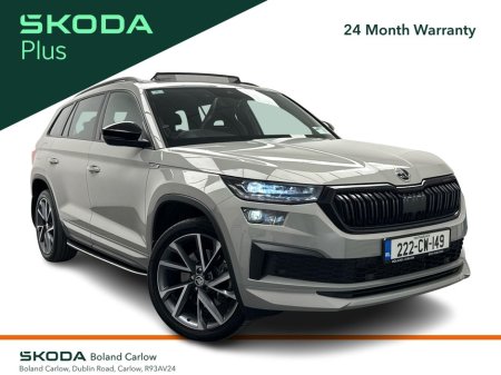 2022 Skoda Kodiaq 2.0TDI 200HP DSG SPORTLINE 4X4 *PRICE DROP* €165 P/W