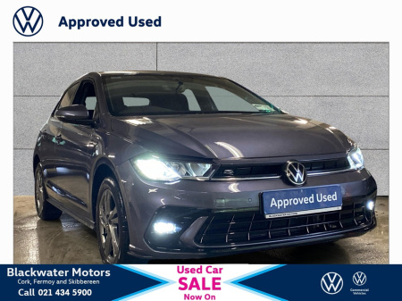 2023 Volkswagen Polo POLO 1.0TSI 95BHP 5DR R-LINE WITH TINTED REAR WINDOWS AND ADVANCED LED HEADLIGHTS *WAS €25,995 NOW €24,995 SAVING €1,000* €23,995