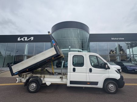 2019 Peugeot Boxer BLUE HDI 335 L3 CRC 3 seater *SMALL MILEAGE*. Cab storage tools & equipment. Tipper. Small mileage. Aluminium body. 1 year Cvrt test. Mint condition