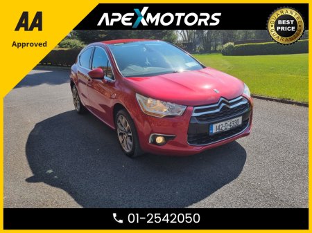 2014 Citroen DS4 FINANCE ARRANGED * 1.6 HDI 115 DSTYLE 5DR * AA APPROVED * 101 SAFETY CHECKLIST * IMMACULATE * COLOUR REVERSE CAMERA * TOP-SPEC 5DR HATCH * LOW LOW MILES * ADAPTIVE CRUISE * SPOTLESS 01-2542050