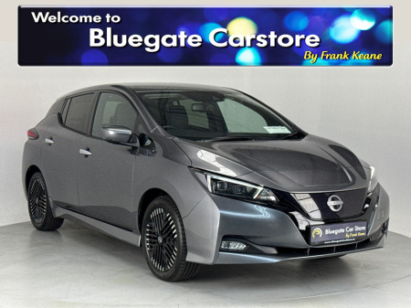 2024 Nissan Leaf 40kWh TEKNA**HEATED MULTIFUNCTIONAL STEERING WHEEL**BLACK LEATHER INTERIOR**ELECTRIC HANDBRAKE**TOUCH SCREEN MEDIA**SATNAV**REVERSE CAMERA**BLUETOOTH**KEYLESS START**FINANCE AVAILABLE** €18,995