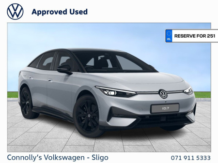 2025 Volkswagen ID.7 PRO PLUS 77KWH 286HP €62,769