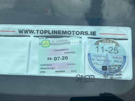 2016 Opel Insignia //HIGH SPEC//NEW NCT//SERVICED/ 1.6 CDTI/ €8,950