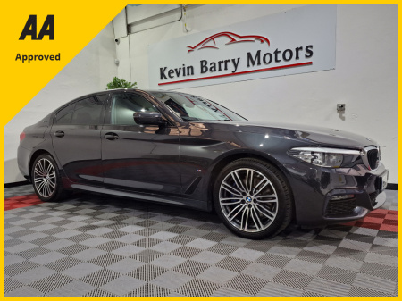 2019 BMW 5 Series 530E M SPORT (PLUG IN HYBRID) AUTOMATIC **TOP SPEC / VERY LOW MILEAGE / CRUISE CONTROL / FULL BLACK LEATHER / HEATED FRONT SEATS / SAT NAV / REAR SUN PROTECTION GLASS / FULL SERVICE RECORD** €29,900