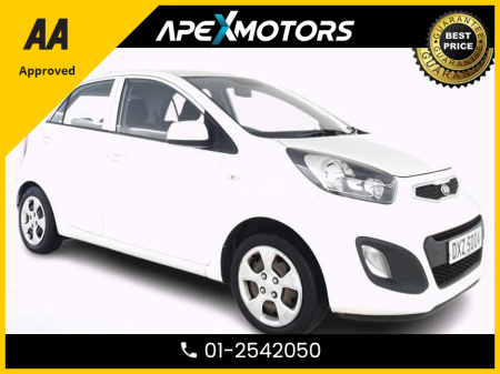 2012 Kia Picanto 1.0 5DR * LOW LOW KMS * NEW NCT APRIL-26 * LOW TAX * STAMPED SERVICE HISTORY * AA APPROVED * 101 SAFETY CHECKLIST * IMMACULATE * 12-MONTH ROADSIDE ASSIST * ONE VERY CAREFUL OWNER * CARTELL HISTORY